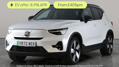 White Used 2022 Volvo XC40 Ultimate SUV | £25,462 (Fair price)