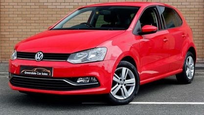 Używany VW Polo Match 90 KM (66 kW) 2016 Czerwony Hatchback
