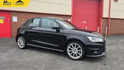 Used Audi A1 Sportback S-Line 125 HP (91 kW) 2017 Black Hatchback