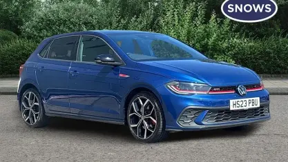 Used VW Polo GTI 207 HP (152 kW) 2023 Blue Hatchback