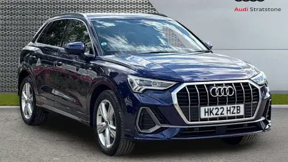 Used Audi Q3 S-Line 150 HP (110 kW) 2022 Blue SUV