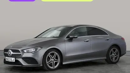 Used Mercedes CLA180 AMG line 136 HP (100 kW) 2022 Grey Coupe
