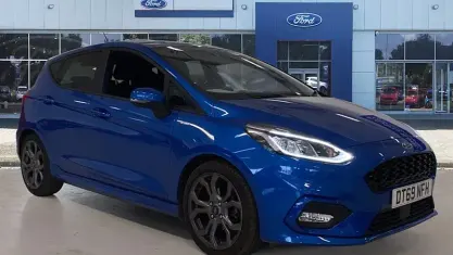 Used Ford Fiesta ST-Line 125 HP (91 kW) 2020 Blue Hatchback