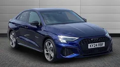 Navarra blue Used 2024 Audi A3 Black Edition Sedan | £27,395 (Fair price)