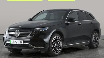 Used Mercedes EQC400 AMG Line Premium 300 kW (408 HP) 2022 Black SUV