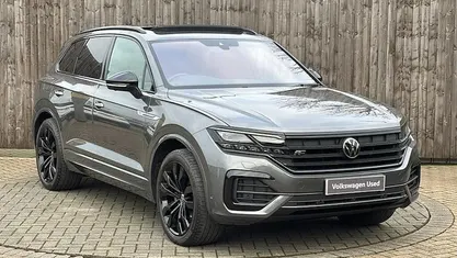 Grey Used 2021 VW Touareg Black Edition SUV | £41,599 (Fair price)