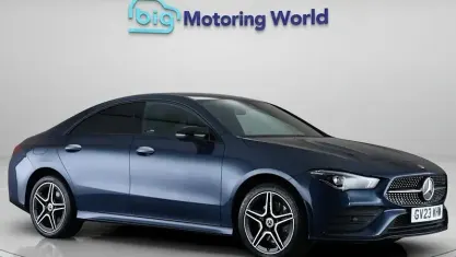 Used Mercedes CLA250e AMG Line Premium 218 HP (160 kW) 2023 Blue Coupe