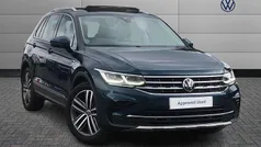 Blue Used 2021 VW Tiguan Elegance SUV | £21,989 (Fair price)
