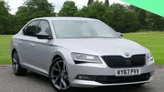 Silver Used 2017 Skoda Superb SportLine Hatchback | £16,795 (Fair price)