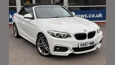 White Used 2017 BMW 218 M Sport Cabriolet | £12,615 (Fair price)