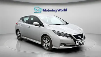 Used Nissan Leaf Acenta 110 kW (150 HP) 2021 Silver Hatchback