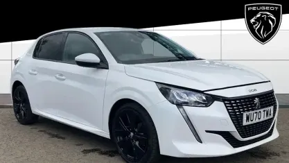Käytetty Peugeot 208 Allure 102 HP (75 kW) 2020 Valkoinen Viistoperä