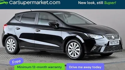 Begagnad Seat Ibiza SE 80 HK (58 kW) 2023 Svart Halvkombi