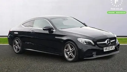 Used Mercedes C300 Active 245 HP (180 kW) 2020 Black Coupe