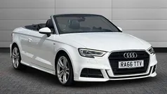 Ibis white Used 2017 Audi A3 Cabriolet S-Line Cabriolet | £14,250 (Fair price)