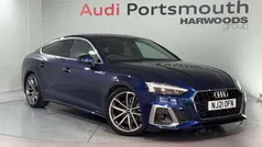 Blue Used 2021 Audi A5 Sportback S-Line Hatchback | £26,040 (Fair price)
