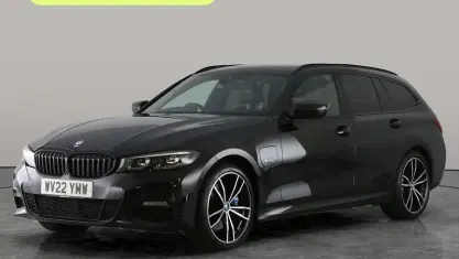 Used BMW 330e M Sport 292 HP (214 kW) 2022 Black Estate