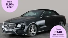 Black Used 2018 Mercedes E220 AMG line Cabriolet | £18,346 (Fair price)