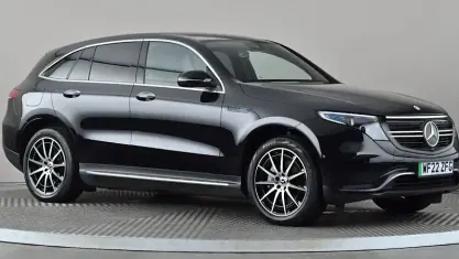 Used Mercedes EQC400 AMG line 300 kW (408 HP) 2022 Black SUV