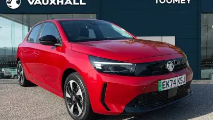 Used Vauxhall Corsa-e Design Edition 100 kW (136 HP) 2024 Red Hatchback