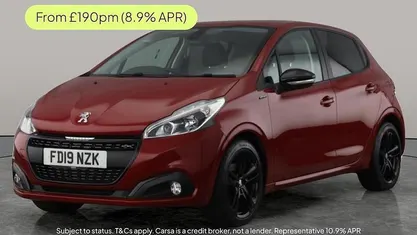 Used 2019 Peugeot 208 GT-line Hatchback | £9,631 (Fair price)