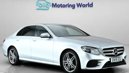 Used Mercedes E220 AMG line 194 HP (142 kW) 2019 Silver Sedan