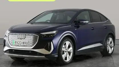 Used Audi Q4 Sportback e-tron S-Line 150 kW (204 HP) 2023 Blue SUV