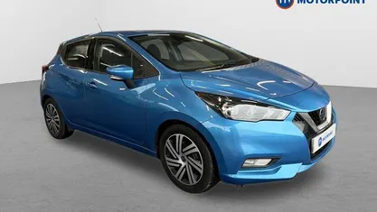 Used Nissan Micra Acenta 92 HP (67 kW) 2021 Blue Hatchback