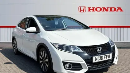 Used Honda Civic SR 141 HP (103 kW) 2016 White Hatchback
