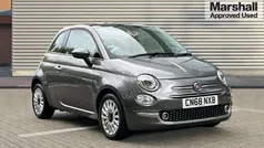 Grey Used 2018 Fiat 500 Lounge Hatchback | £7,074 (Fair price)
