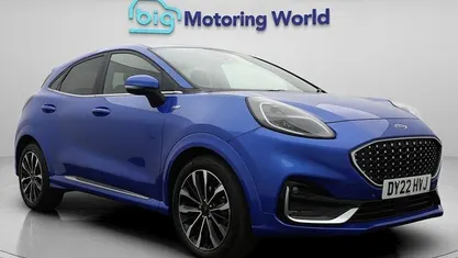 Begagnad Ford Puma ST-Line 125 HK (91 kW) 2022 Blå SUV