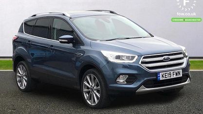 Second-hand Ford Kuga Titanium X 182 CP (133 kW) 2019 Albastru SUV