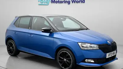 Used Skoda Fabia Monte Carlo 95 HP (69 kW) 2021 Blue Hatchback