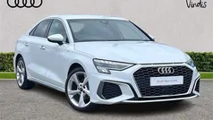 White Used 2022 Audi A3 S-Line Sedan | £22,368 (Fair price)