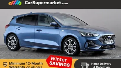 Blue Used 2023 Ford Focus ST-Line Hatchback | £15,197 (Fair price)