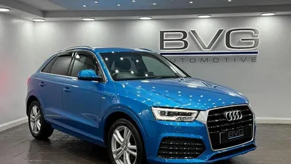 Blue Used 2015 Audi Q3 S-Line SUV | £9,494 (Fair price)