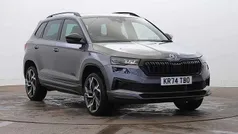 Graphite grey metallic Used 2024 Skoda Karoq SportLine SUV | £28,400 (Fair price)