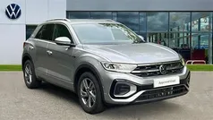 Pyrite silver metallic Used 2025 VW T-Roc R-line SUV | £28,577 (Fair price)