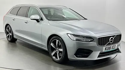 Silver Used 2018 Volvo V90 R-Design Pro Estate | £16,578 (Fair price)
