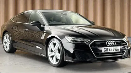 Used Audi A7 Sportback S-Line 204 HP (150 kW) 2022 Black Hatchback