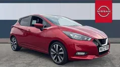 Red Used 2022 Nissan Micra Tekna Hatchback | £13,084 (Fair price)