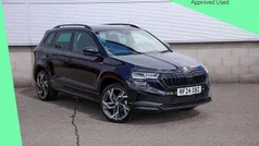 Black magic pearl effect Used 2024 Skoda Karoq SportLine SUV | £26,895 (Good price)