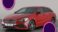 Red Used 2018 Mercedes CLA220 Shooting Brake AMG line Estate | £15,257 (Fair price)