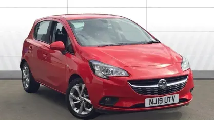 Used Vauxhall Corsa 90 HP (66 kW) 2019 Red Hatchback
