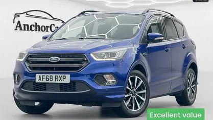 Used Ford Kuga ST-Line 120 HP (88 kW) 2018 Blue SUV
