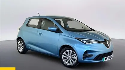 Used Renault Zoe Iconic 80 kW (109 HP) 2021 Blue Hatchback