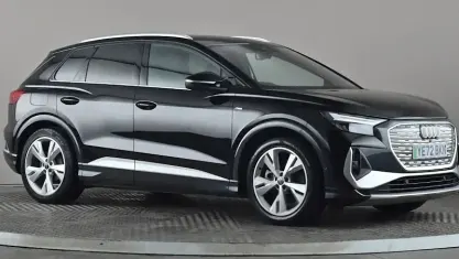 Used Audi Q4 e-tron S-Line 150 kW (204 HP) 2022 Black SUV