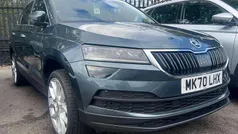 Quartz grey metallic Used 2020 Skoda Karoq SE L SUV | £19,900 (Fair price)