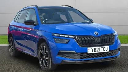 Used Skoda Kamiq Monte Carlo 116 HP (85 kW) 2020 Blue SUV
