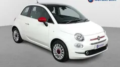 White Used 2022 Fiat 500 Red Hatchback | £10,599 (Fair price)